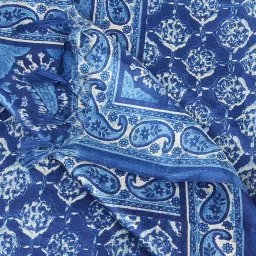 Dupatta Bazaar Blue Printed Dupatta image 5