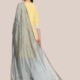 Dupatta Bazaar Grey Zari Work Dupatta image 2