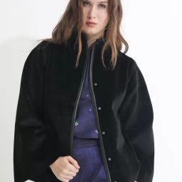 RAREISM Black Polyester Solid Long Sleeves Jacket-picture-10