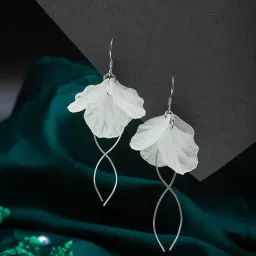 Silberry 92.5 Sterling Silver Winter Garden Drop Earrings for Women-image-79