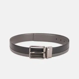 Iconic Men Textured Leather Belt-image-24