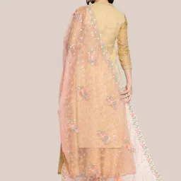 Dupatta Bazaar Blush Pink Embroidered Dupatta image 2