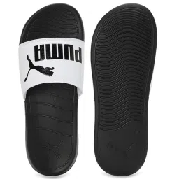 Puma Men's Popcat 20 Res White Slides image 5