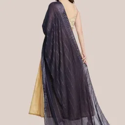 Dupatta Bazaar Navy Self Pattern Dupatta image 2