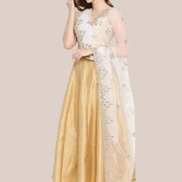 Dupatta Bazaar White Zari Work Dupatta image 3