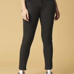 HJ HASASI Black Low Rise Jeans-image-26