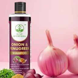 JUST AYURVEDA Onion & Fenugreek Anti Dandruff Shampoo - 210 ml-53