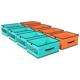 Kuber Industries Green Set of 6 Regular Multi-Utility Organisers image 2