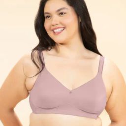 Amante Purple Regular Fit Solid Minimizer Bra-picture-5