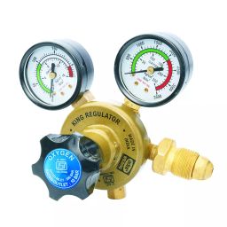 Ador Welding (Single Stage) LPG Gas Regulator With Two Gauges & King Adaptor For Private Cylinders-picture-36