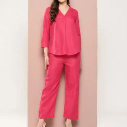 Qurvii Pink Top With Pants-image-6