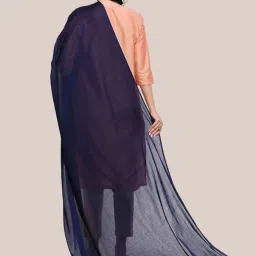 Dupatta Bazaar Navy Cotton Dupatta image 2