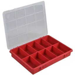 DURATOOL Plastic Box, Ten Grid, D01829-30