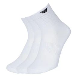 Red Tape White Textured Medium Ankle Length Socks -Set of 3-46