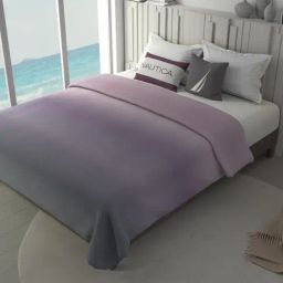 Nautica Ocean View Multicolor Cotton 250 GSM Double Blanket-29