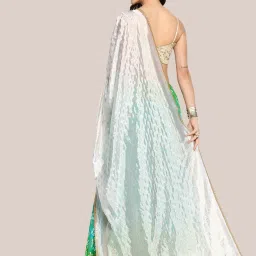 Dupatta Bazaar White Zari Work Dupatta image 2