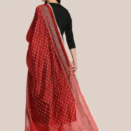 Dupatta Bazaar Red Zari Work Dupatta image 2
