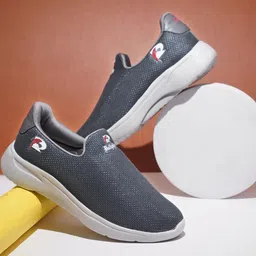 Dollphin Grey Running Marking Sports Shoes-image-4