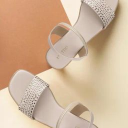 Metro Women's Beige Ankle Strap Sandals-image-48