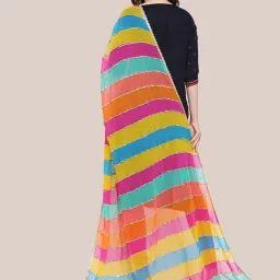 Dupatta Bazaar Multicolor Striped Dupatta image 2