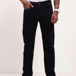 Showoff Navy Blue Straight Fit Jeans-image-91