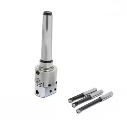 A.D INTERNATIONAL 38 mm Boring Head 1 Div 0.015 mm 3MT Shank with Carbide Brazed Tools, 1J-YRLV-QM86-41