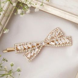 Joker & WItch Gold Maryse Bow Headpiece-image-7
