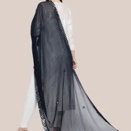 Dupatta Bazaar Navy Dupatta image 2