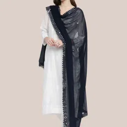 Dupatta Bazaar Navy Dupatta image 3