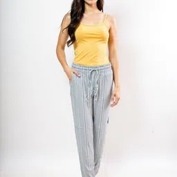 evolove Women Striped Trousers-picture-10
