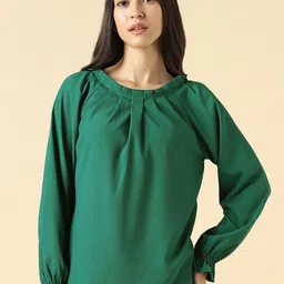 Allen Solly Woman Puff Sleeve Top-image-51