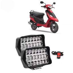Cartronics 21 LED Fog Light With On/Off Switch for Scooty Pep+ White(Set of 2 Pcs)-27