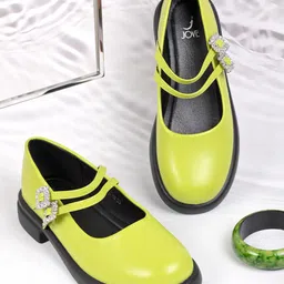 Jove PU Platform Sandals with Buckles-7