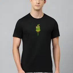 SZN Men Black Polyester Solid Tshirts-picture-18