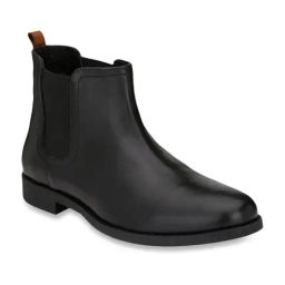 Delize Men's Black Chelsea Boots-image-69