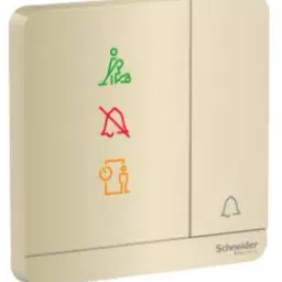 Schneider AvatarOn 1 Gangs 10A Push-Button For Doorbell With LED Wine Gold E8331BPDMW_WG_G8-30