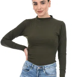 ONEWAY Cotton High Neck Bodysuit-picture-46