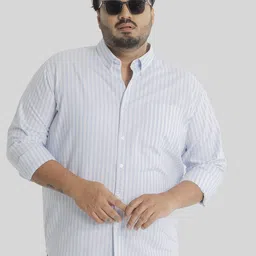 Snitch Men Relaxed Opaque Striped Casual Shirt-picture-17