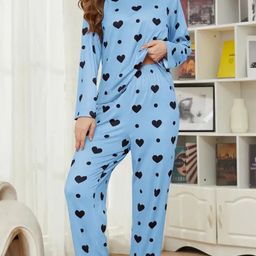 PHALIN Women Blue Night suits-image-88