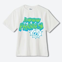 YK Disney Boys Donald Duck Typography Printed Round Neck Cotton Oversized T-shirt-image-82