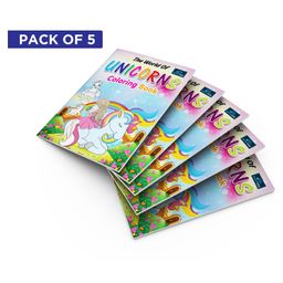 The World of Unicorns Coloring Book Pack of 5 - 16 pages each-23