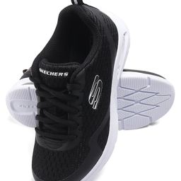 Skechers Microspec Max Lace Up Closure Casual Shoes - Black-9