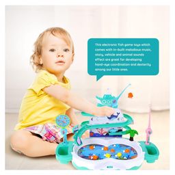Sanjary 3 in 1 Fishing hero Set with 10 Fish, 2 Fishing Poles, and 3 Magnetic DolphinsToy for kids -Color & Design May Vary-25