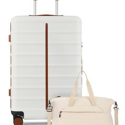 Assembly Large Polycarbonate Luggage (93 Liters) - Hard Check-In Trolley Bag (28 inches) with Duffle Bag 35 Liters(White) - Odyssey-picture-28