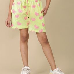Kidsville Warner Bros Featuring Jerry Printed Shorts - Green-image-64