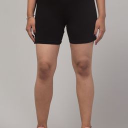 Apraa & Parma Women Cotton Skinny Fit Running Sports Shorts-image-5