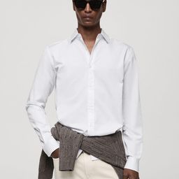 MANGO MAN Regular Fit Formal Shirt-image-64