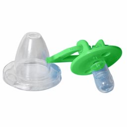 The Cheeky Kidzz Baby 3 Soft Silicone Pacifiers Teethers BPA-Free Non-Toxic With Protective Case Teether and Feeder image 3