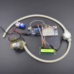 Measure the value of water flow using water flow sensor and DC water pump 12 V interfacing with Arduino uno - KT860Measure the value of water flow using water flow sensor and DC water pump 12 V interfacing with Arduino uno - KT860 image 2