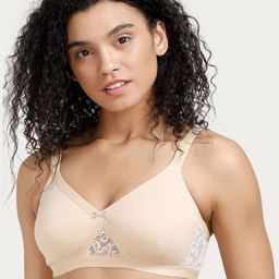 Rosaline by Zivame Nude-Coloured Solid Non-Wired Non Padded Everyday Bra-15